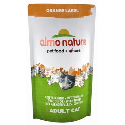 Almo Nature Cat Droog Orange Label Kalkoen 750 gr