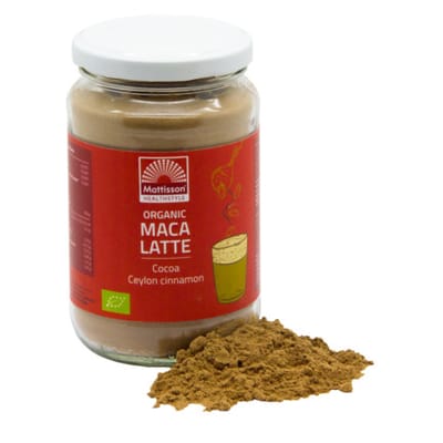 Mattisson Maca Latte Cacao Ceylon kaneel 160