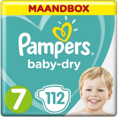 Pampers Maat 7 112 Stuks Luiers Baby Dry