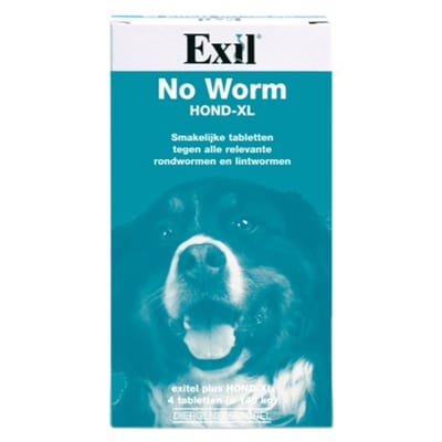 Exil hond no worm tabletten
