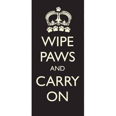 Pet rebellion schoonloopmat wipe paws carry on