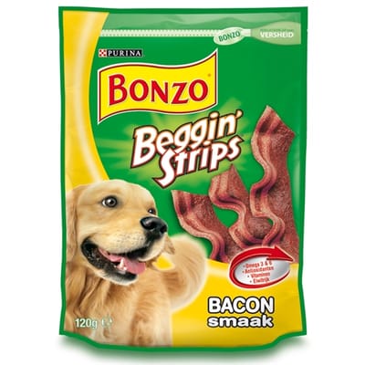 Bonzo Strips Bacon 6 x 120 gr