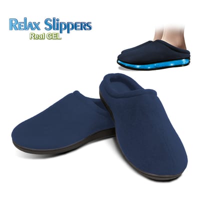 Relax Gel Slippers Blue Size S (36-38)