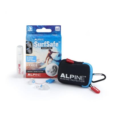 Alpine SurfSafe Transparant Surfen Gehoorbescherming Oordoppen 1 paar