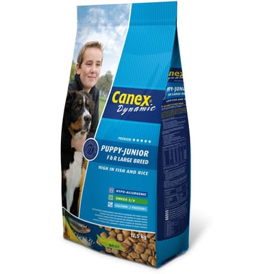 Canex Puppy / Junior Fish / Rice Large Breed 12,5 Kg
