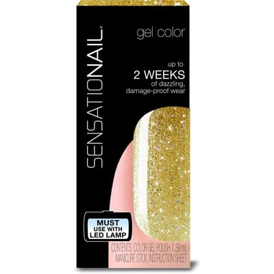 Sensationail Gel Gold Glitter