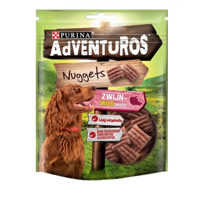Adventuros Nuggets met Zwijnsmaak 90 gr