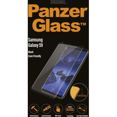 PanzerGlass Samsung Galaxy S9 Black Case friendly