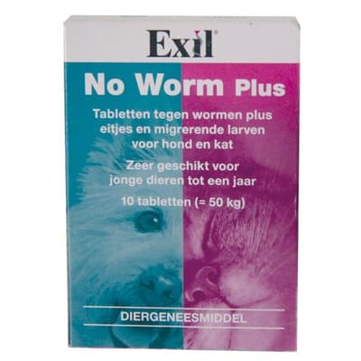 Exil hond/kat no worm plus
