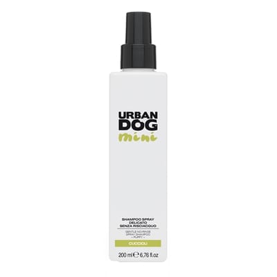 Urban dog milde droogshampoo spray voor puppy en senior