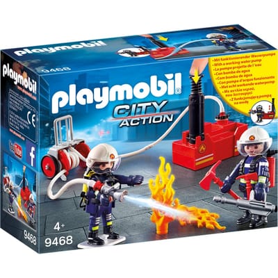 Playmobil 9468 brandweerteam met waterpomp
