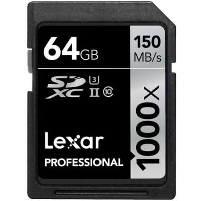 Lexar SD 64GB 1000x Pro
