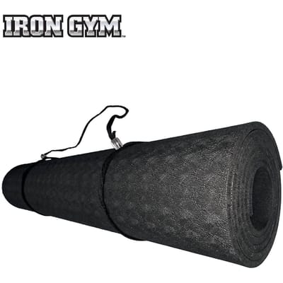 Iron Gym Exercise Yoga Mat With Carry Strap
