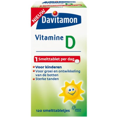 Davitamon Vitamine D Smelttablet Kind