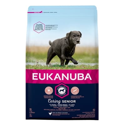 Eukanuba Caring Senior Large Breed Kip Hondenvoer 12 kg