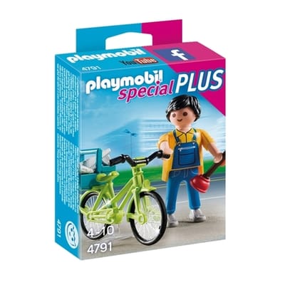 Playmobil 4791 Klusjesman met fiets