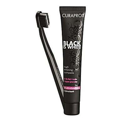 Curaprox Black Is White Tandpasta Tandenborstel 90 ml