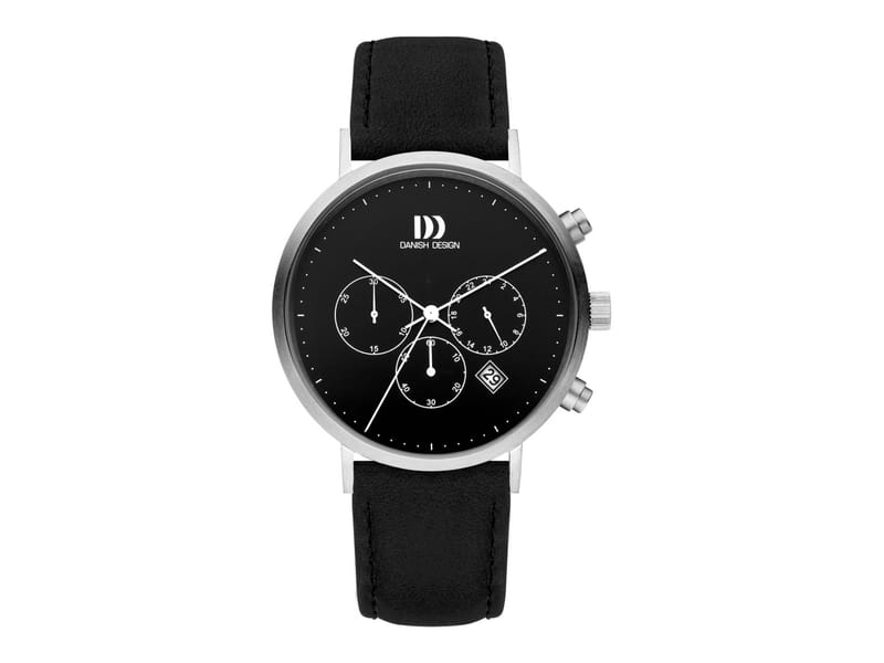 Danish Design IQ13Q1245 horloge heren zwart edelstaal